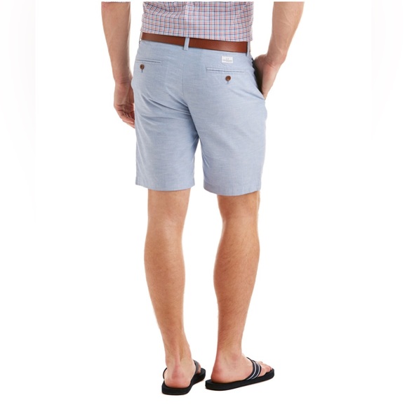 Vineyard Vines 9” Chambray Breaker Men’s Shorts in Ocean Breeze - Picture 2 of 10